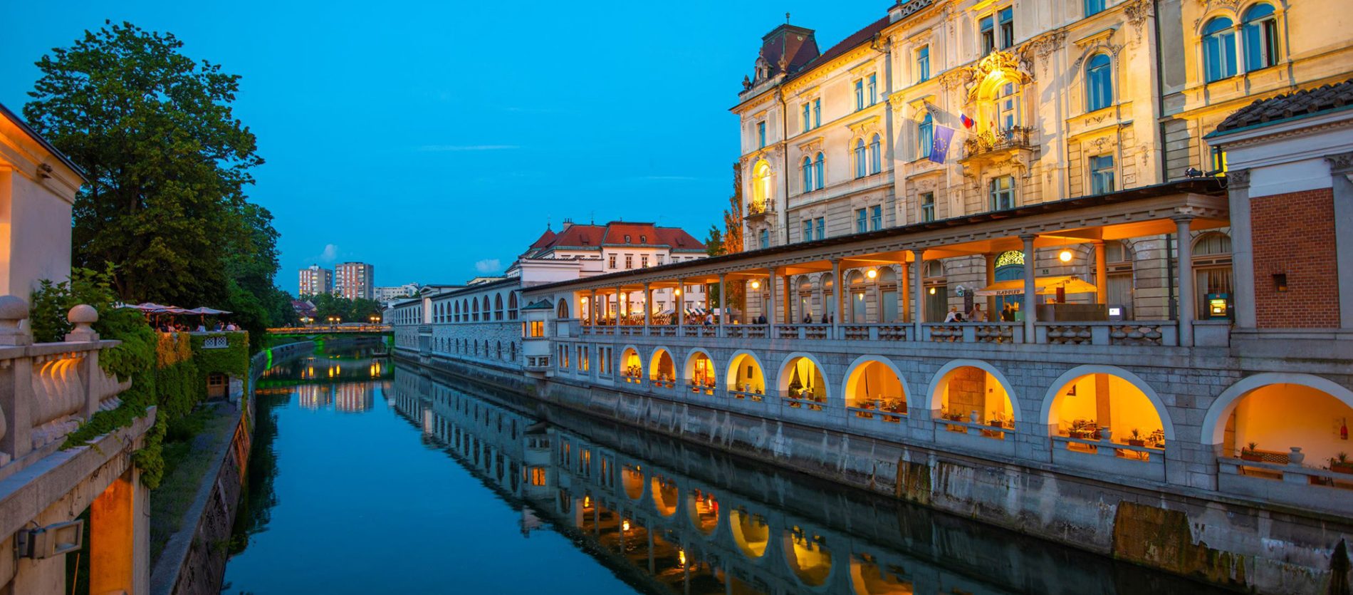 Visit the picturesque capital of Slovenia